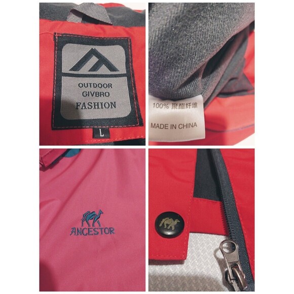 Givbro Ancestor Long Sleeve outdoor Jacket for Women Size Large Color Red - Picture 3 of 12